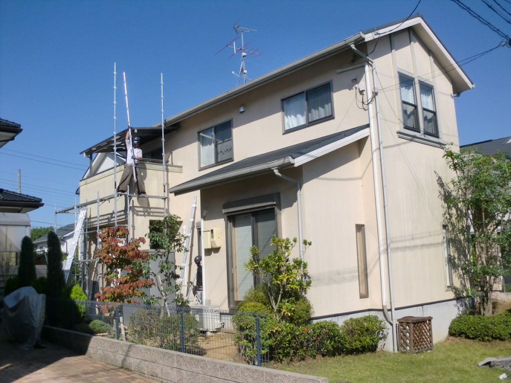 奈良県香芝市高山台　K様邸カラ―ベスト屋根・外壁塗装工事