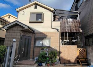 八尾市山城町塗装工事着工前