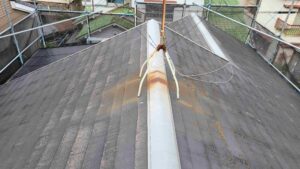 八尾市山代町屋根塗装前